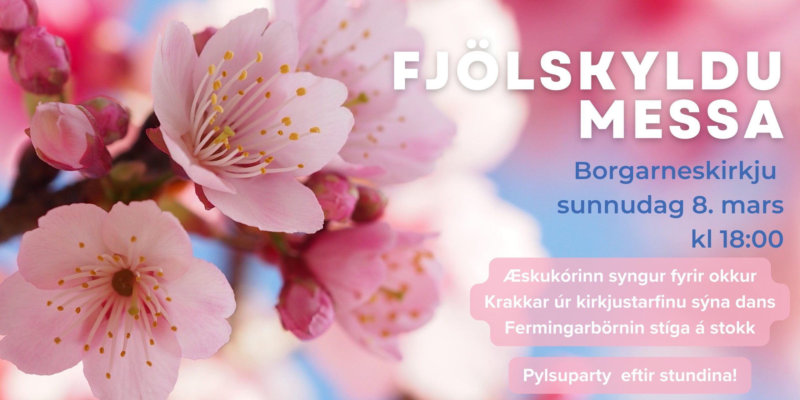 Fjölskyldumessa í Borgarneskirkju