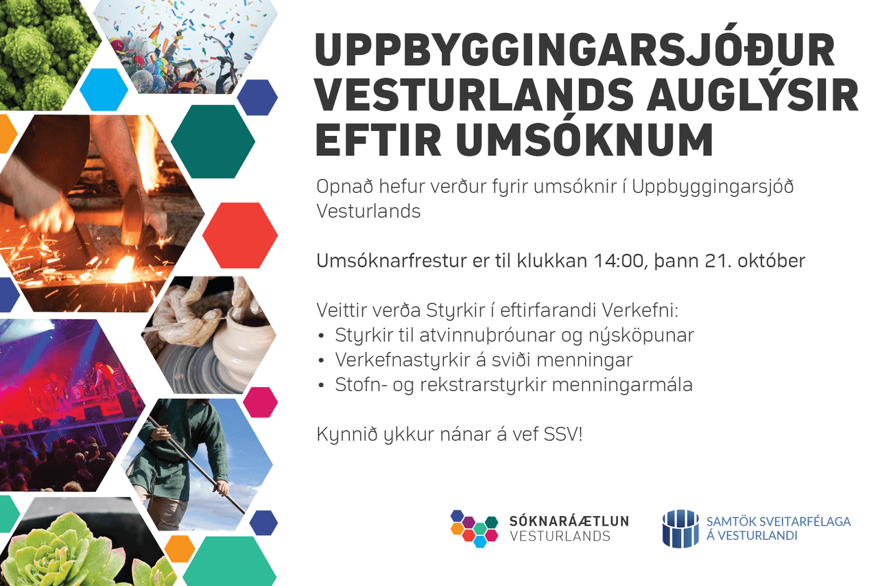 Uppbyggingarsjóður er opinn fyrir umsóknir