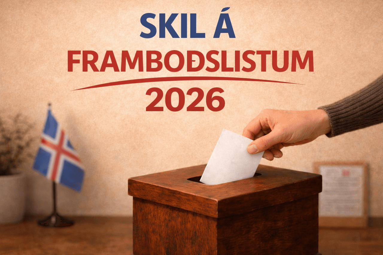 Skilafrestur framboðslista er 10. apríl 2026.
