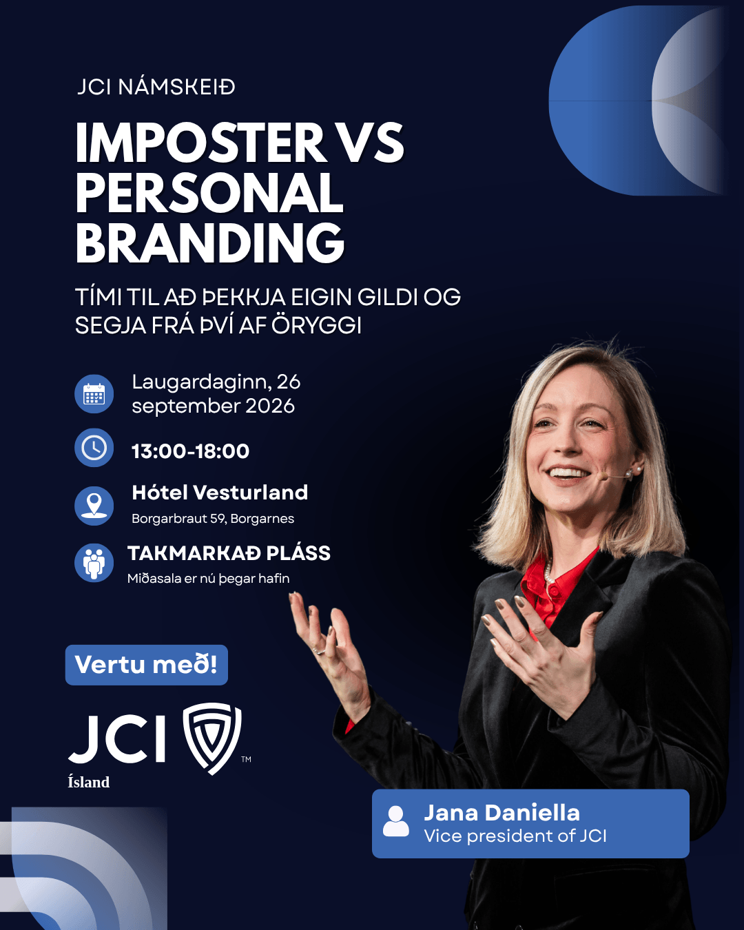 Imposter vs personal branding – JCI námskeið